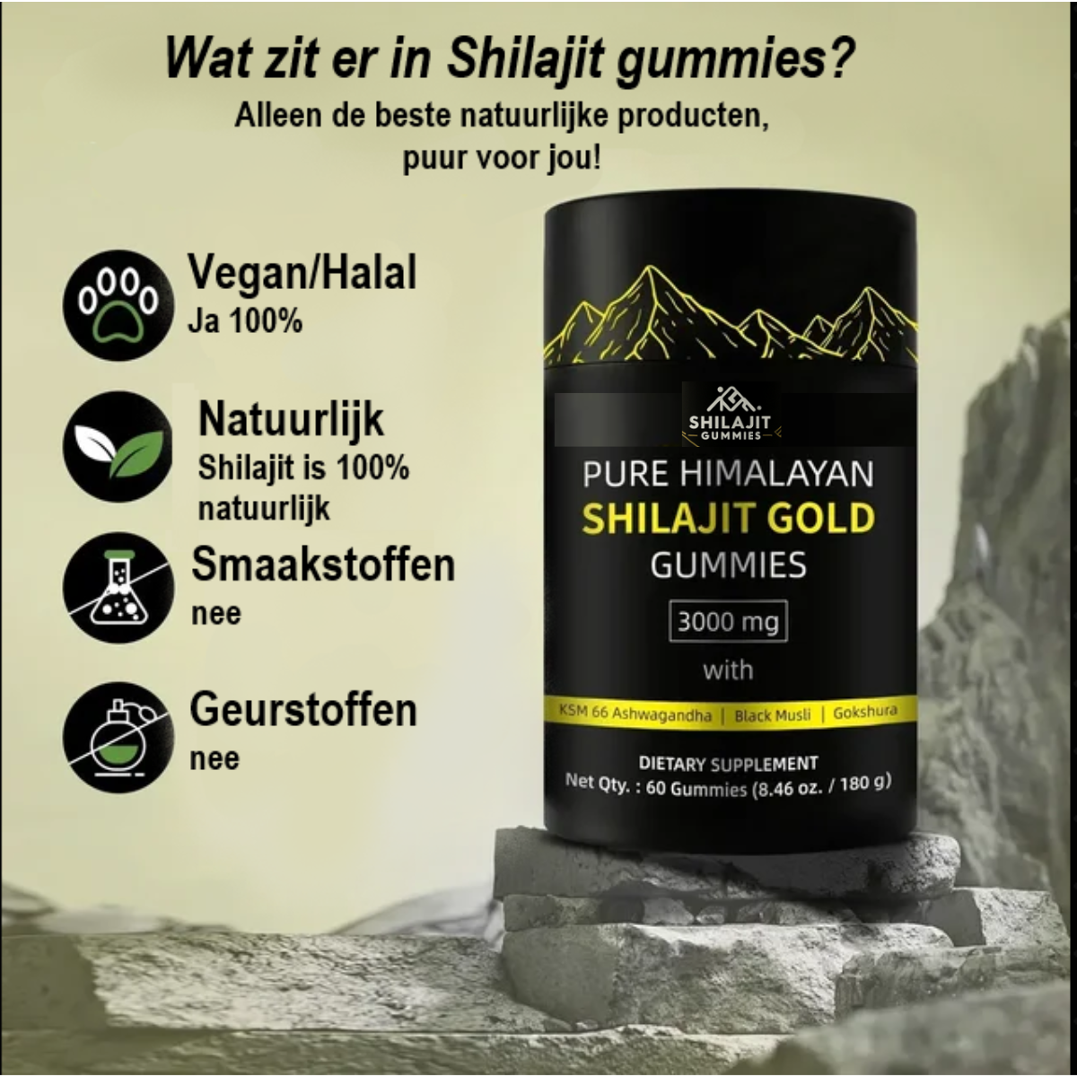 Pure Himalayan Shilajit Gummies